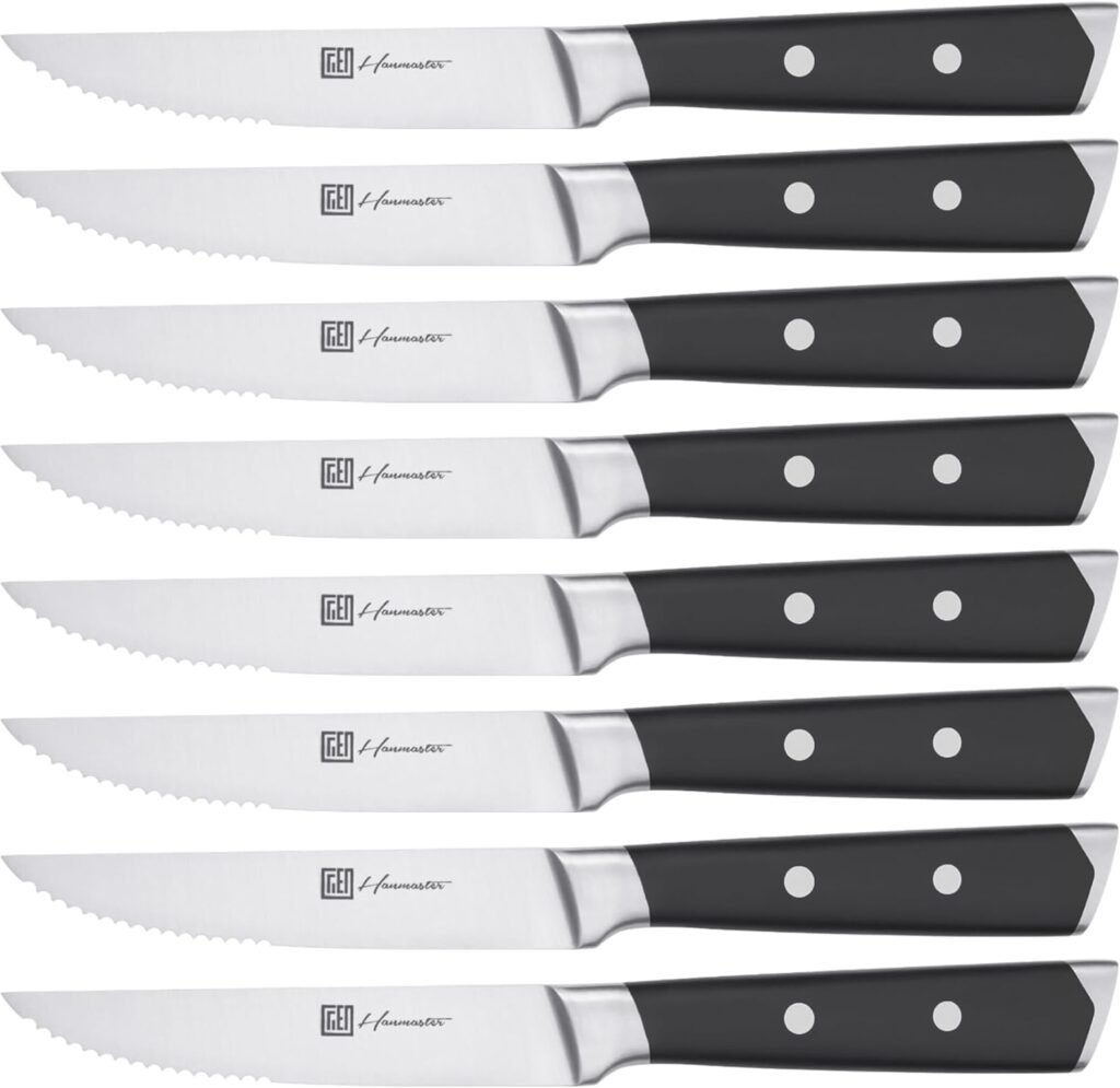 steak knives forged stainless steel premium kitchen essentials
