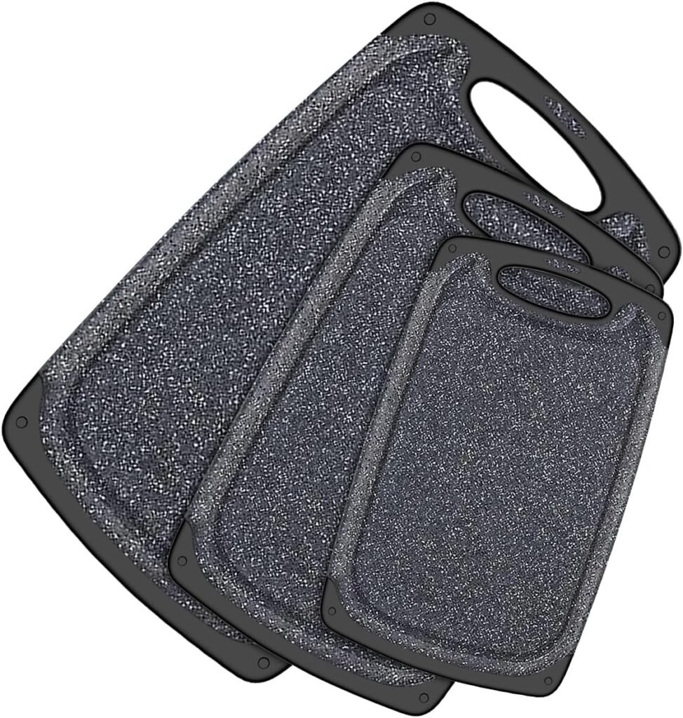 kimiup cutting board with grip standard kitchen essentials