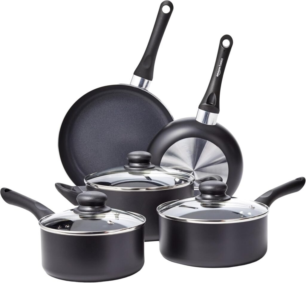 amazon basics cookware set kitchen essentials