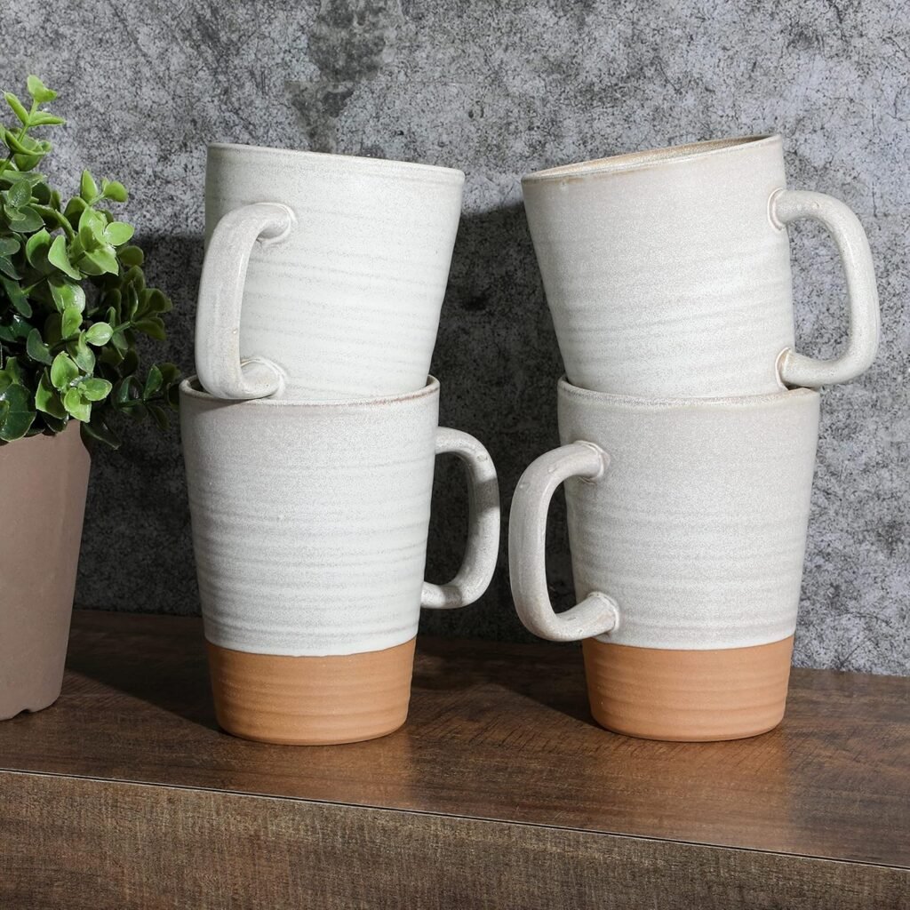 gibson sand cream mugs premium kitchen essentials