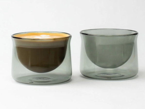 Flur double wall coffee glasses premium kitchen essential