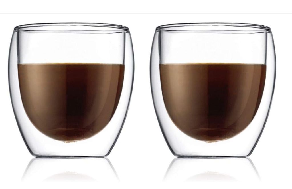 bodum double wall glass 250ml kitchen essentials